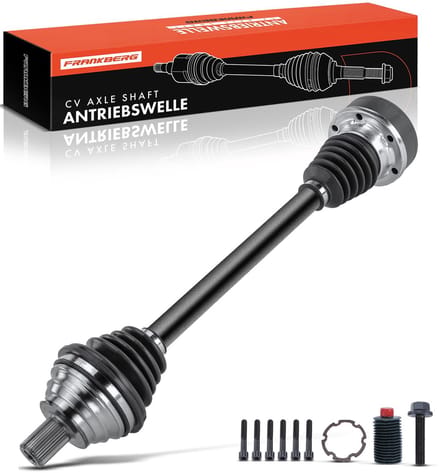Frankberg 1x aandrijfas vooras links voor VW Golf 5 Audi