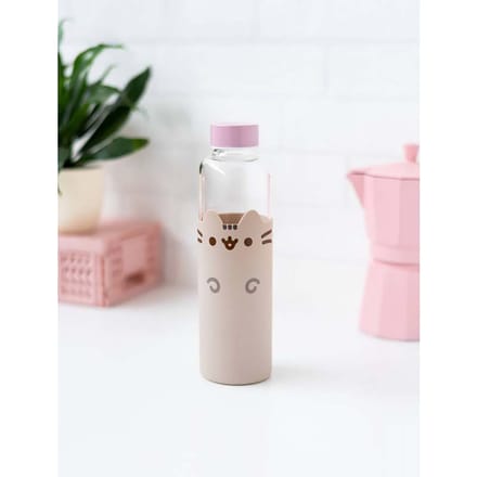 Grupo Erik Pusheen - Glass Bottle Fles - Multicolours