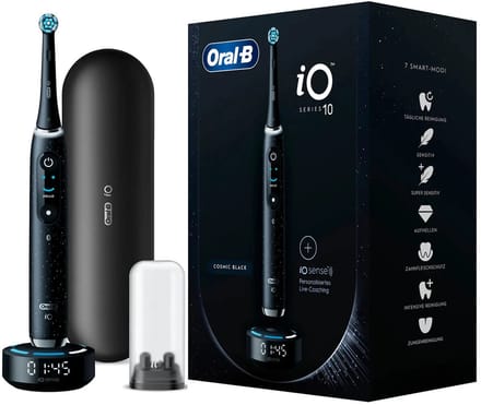 Oral-B Braun Oral-B iO Series 10 Cosmic Black 435587 Elektrische tandenborstel Zwart
