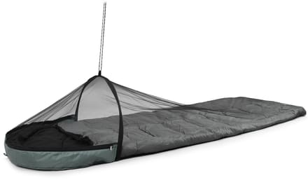 Travelnet Tracker Easy PURE, L210x B90x H40cm, zwart, 1 persoon