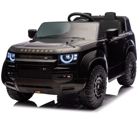 Land Rover Defender 24V 2 persoons kinderauto Zwart