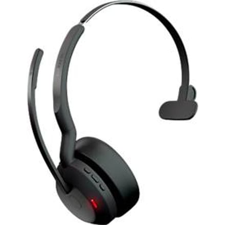 Headset Jabra Evolve2 55 link380c mono, bereik tot 30 m, tot 10 u, UC-geoptimaliseerd, zwart