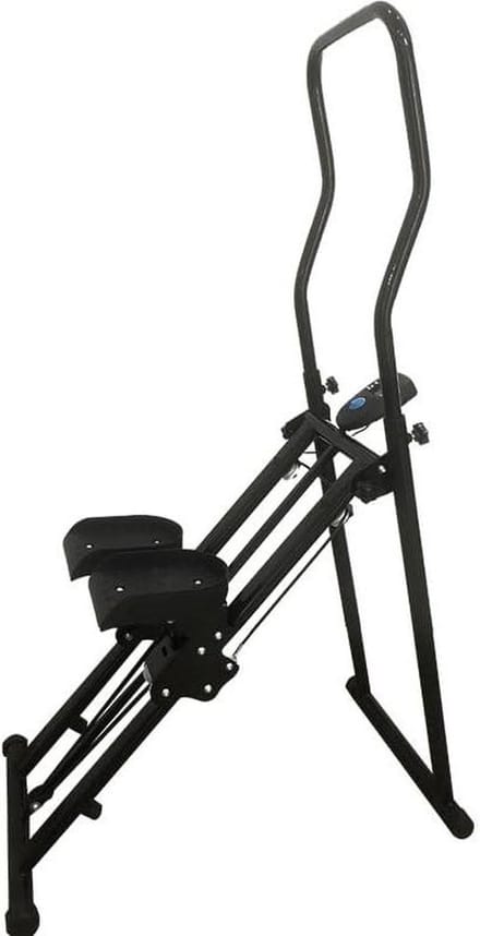 Verticale Klimmer - Stepper Machine - Full Body Workout - Gelede Stuur - 58x72.5x96cm - Zwart