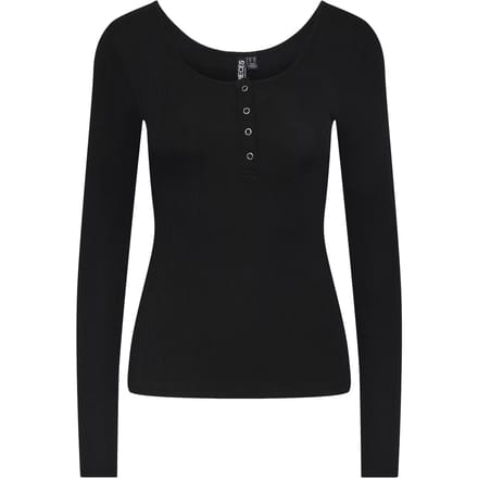 PIECES PCKITTE LS TOP NOOS BC Dames Top - Maat M