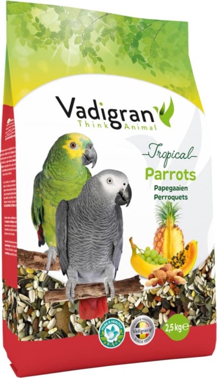 Vogelvoer Vadigran Papegaaien Tropical 2,5 Kg