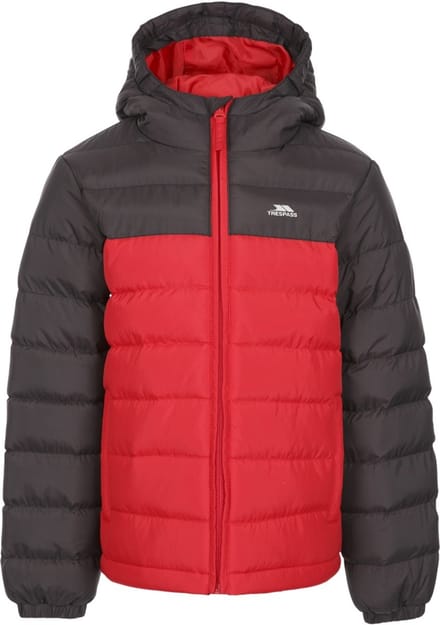 Trespass Kinder Winterjacke Oskar B Padded Jacket Red-7/8