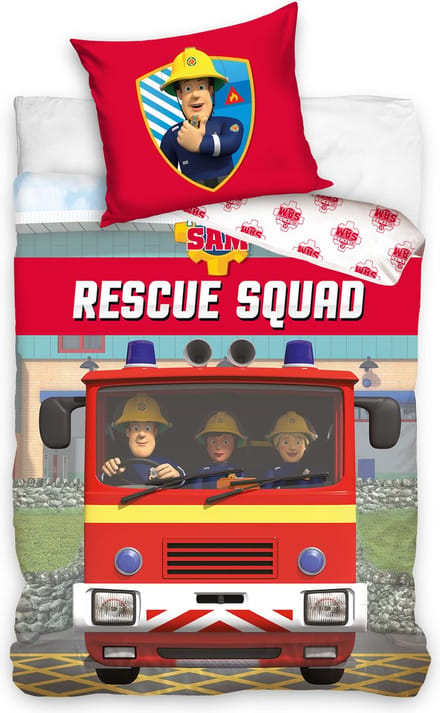 Brandweerman Sam Dekbedovertrek Rescue 140 x 200 cm - Katoen