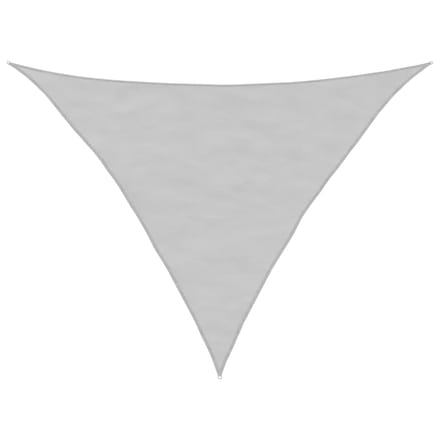vidaXL - Zonnezeil - 3,5x3,5x4,9 - m - 100% - polyester - oxford - lichtgrijs