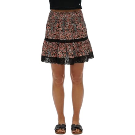 Superdry - Minirok met kant en print - Dames - Rokken