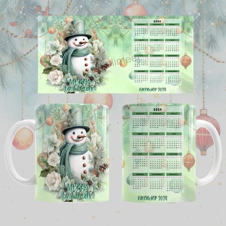 Mok Merry christmas / Vrolijk kerstfeest met de jaarkalender 2024!