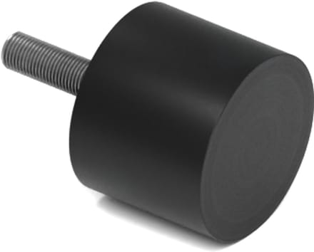 Rubbermagazijn - Trillingsvoet - Type D - 25x20mm - M6 - Set 10 stuks