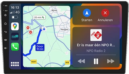 BG4U - Android Navigatie Radio geschikt voor Kia Ceed 2007-2009 met Apple Carplay en Android Auto
