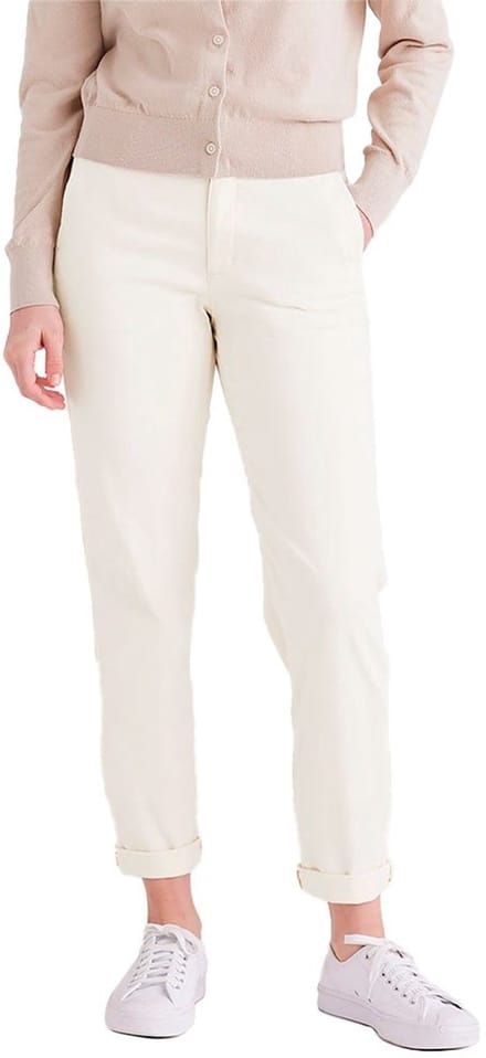 Dockers Weekend Slim Ankle Chino Broek Beige 32 / Long Vrouw