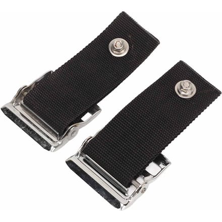 2 stuks Golfkar Bagageband Gesp Universeel Verstelbaar Roestvrij Staal Golfbagagehouder Beugel Gesp Vervanging voor black