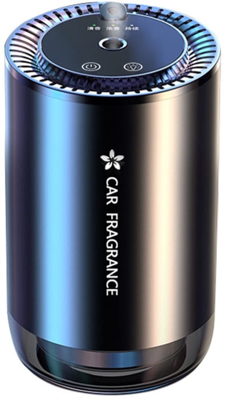 Cuhostki 1 Stuks Auto Geur Diffuser Sterrenhemel Projector Zwart - 7 Kleuren Sfeerverlichting 3 Instelbare Modes Automatische Aan/Uit