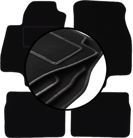 Complete set veloursmatten voor: Opel Astra G sedan, stationwagen, hatchback (1998-2009)