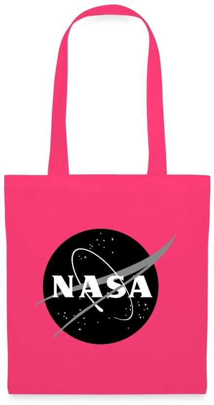 NASA zwart-wit klassiek logo Tas Van Stof Schoudertas