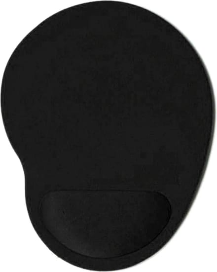 New Age Devi - Muismat - Traagschuim Pols Ondersteuning - Ergonomische Muismat - Zwart