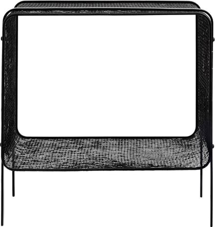 Nordal bijzettafel iron zwart s 41 x 35 x 40