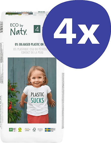 Naty Luiers: Maat 4 (7-18 kg) (4x 44 stuks)