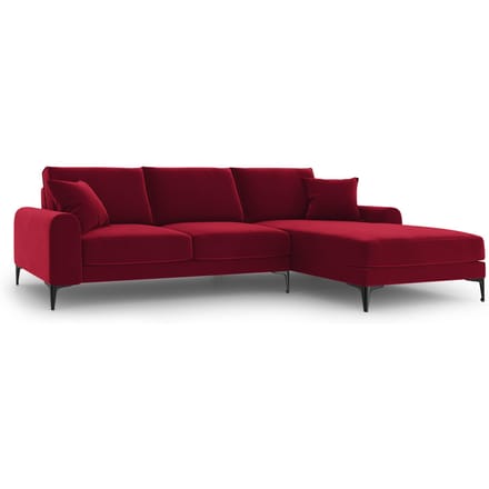 4.5-zitshoekbank Madara rechts velvet | Mazzini Sofas