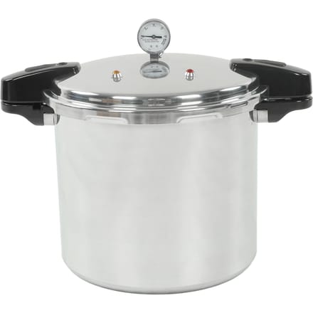 Snelkookpan Aluminiumlegering 23L Snelkookpan met Manometer Multifunctionele Drukkoker voor L white