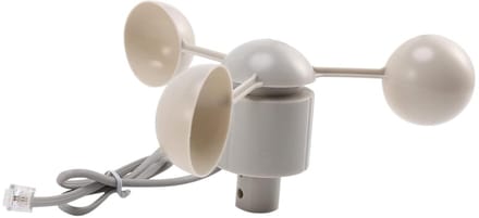 Anemometer Windsnelheid Meetinstrument - Windmeter Sensor - Weerstation Onderdeel - Vervangstuk Professioneel - Niet Gespecificeerd - Wit