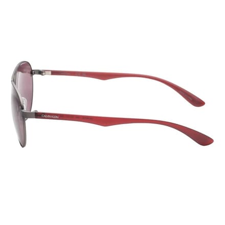 Calvin Klein Matte Pilotenzonnebril Dames/Dames (Roze/Metaalgrijs)