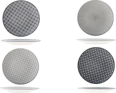 Cosy&Trendy Mix Crazy dinerbord Ø 26,8 cm - assorti - Set-4