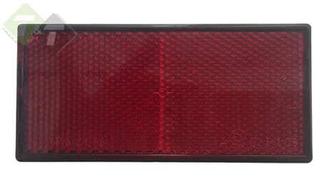 Reflector Rood, 105mm x 50mm, E3 keurmerk
