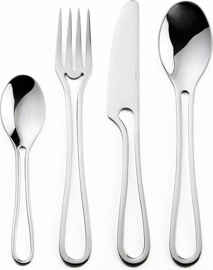 Outline Bestek 24 delige dinerset glimmend