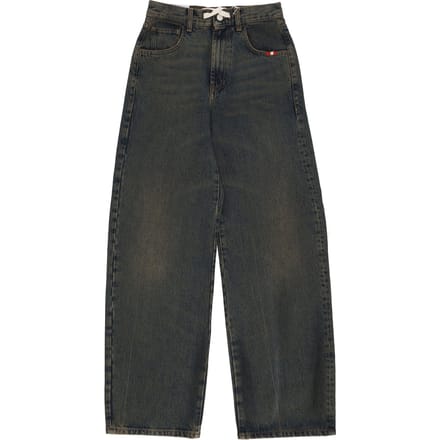 Jeans vrouw W Danielle Denim Green vuil