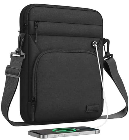 Multifunctionele Tablet Sleeve met Hoofdtelefoonpoort voor 13,3-14 Inch Apparaten