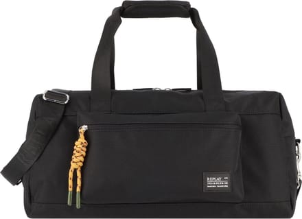 REPLAY Reistas Schoudertas Weekender Total Black Zwart