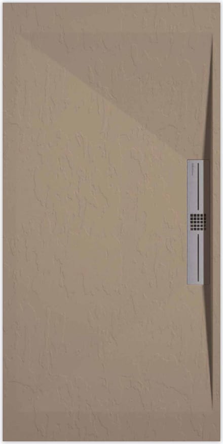 Sanifun douchebak Stone Side Moka Slate 1300 x 900 S