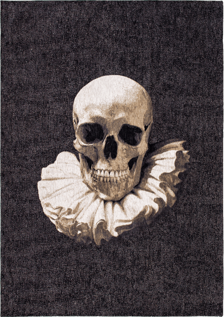 Louis de Poortere Pop Memento Mori Funny Bones 9391 - 100 x 140 cm
