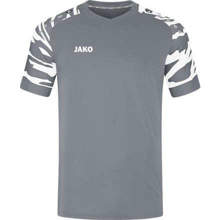 Jako Wild Shirt Korte Mouw Heren - Wit / Steengrijs | Maat: L