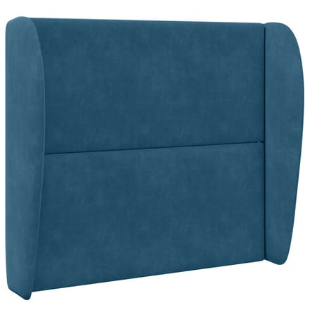 vidaXL - Hoofdbord - oor - Blauw - 80 - x - 23 - x - 6 - cm - Fluweel