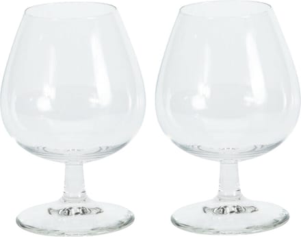 Excellent Houseware Cognac glazen - 8x stuks - glas - 350 ml - likeur glazen