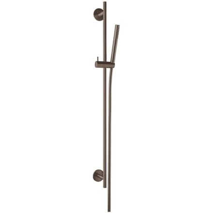 Herzbach DESIGN iX PVD shower wall bar set seven round 90 cm 21.922700.1.40