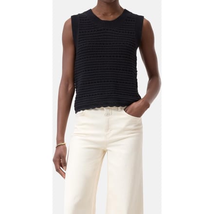 Closed Crochet Tank Top Black Taglia: XS | Maglioni a maglia Outlet | Donna | Nero