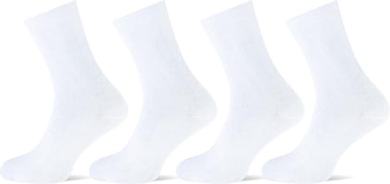 Teckel kindersokken 4-pack maat 35-38 wit
