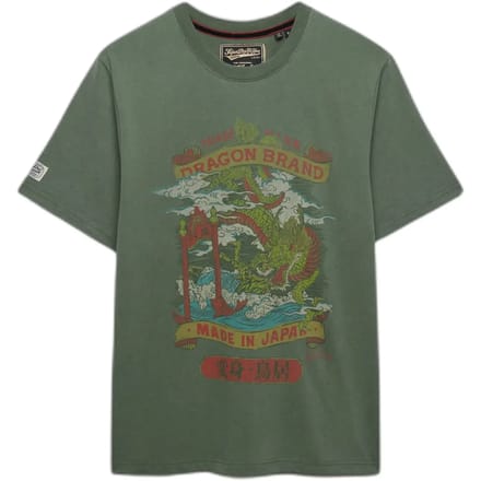 Superdry Tokio Relaxed T-shirt groen