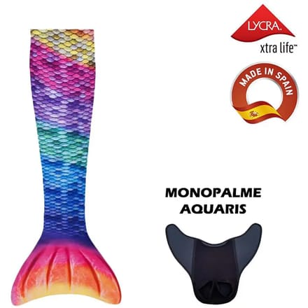 Zeemeermin kostuum met monovins Aquaris Kuaki Mermaids