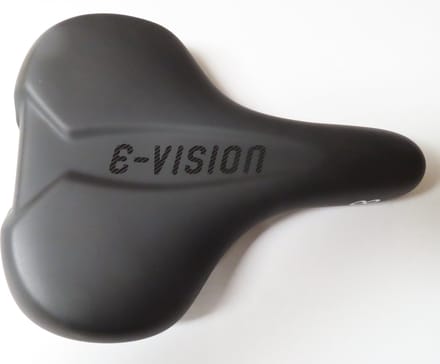 Zadel - Dameszadel - E-Vision - Met handvat - Zwart - 22 x 26 cm