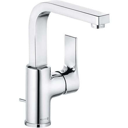 Kludi Zenta SL single-lever basin mixer swivel with side operation, with drain set 480270565