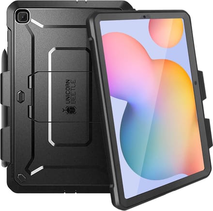 Supcase Hoes Geschikt voor Samsung Galaxy Tab S6 Lite - Extreme bescherming - zwart