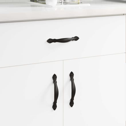 vidaXL - Handvat - 968 - st - Zwart - Zinklegering