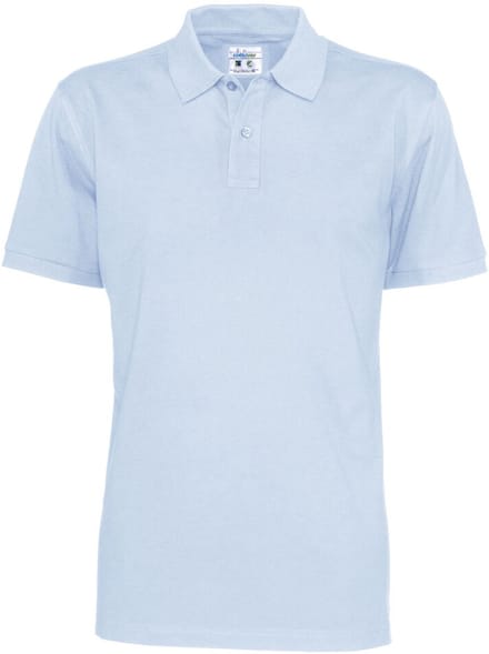 Cottover POLO PIQUE MAN - GOTS GECERTIFICEERD 141006 - Lichtblauw - L