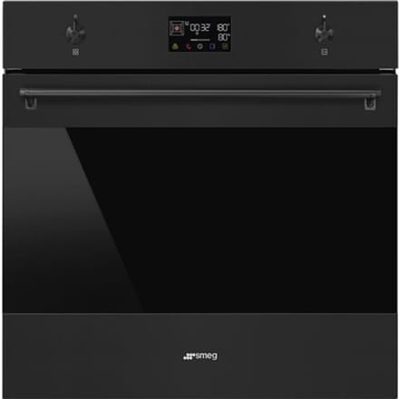 SMEG Pyro steam Galileo Oven Oven , Classici, 60 cm, Combi-stoom, Matt Black, A+, Pyrolyse